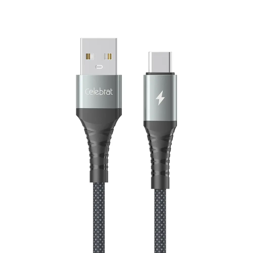 Celebrat CB-40-A-C Fast Charging USB-A to Type-C Silicone Data Cable