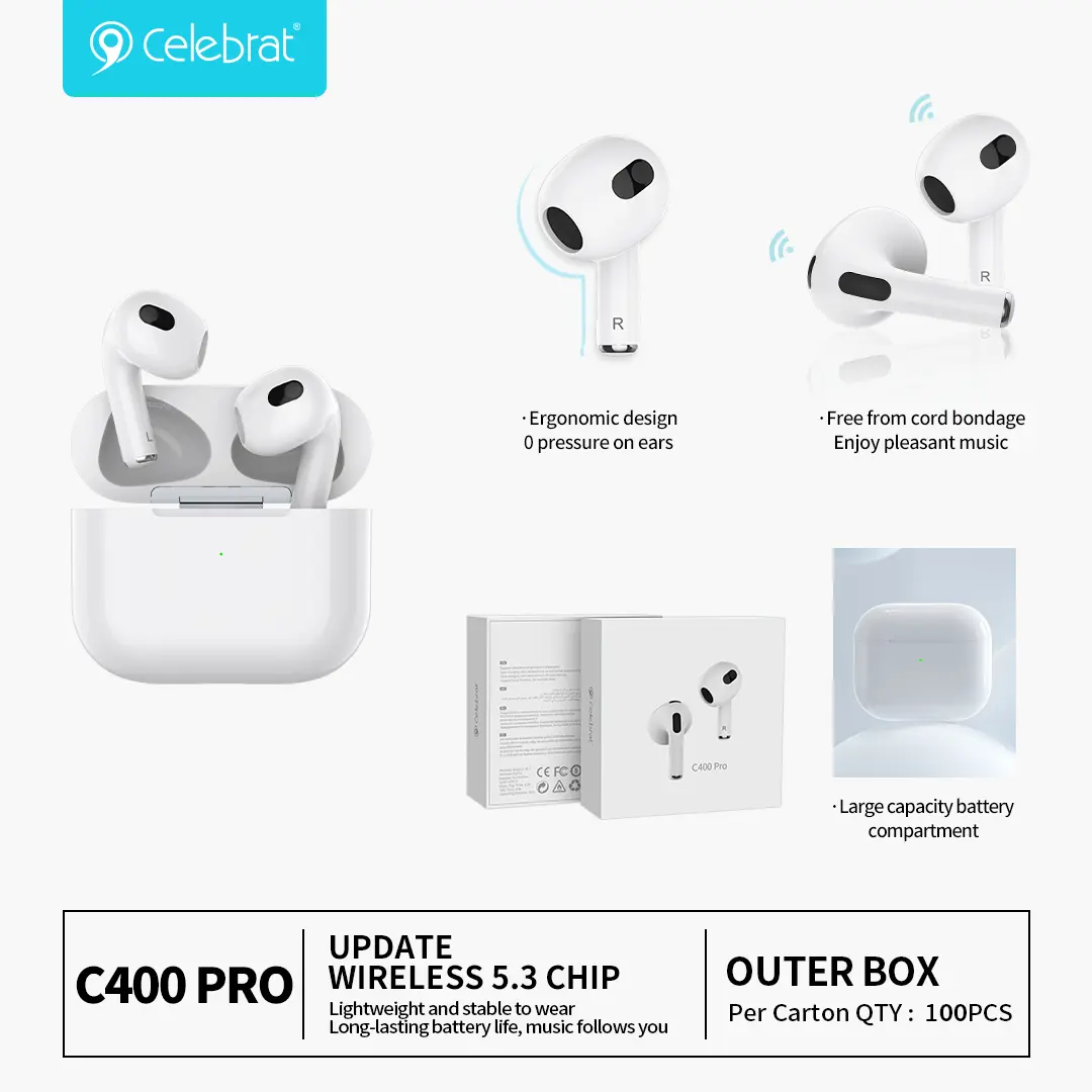 Celebrat C400-Pro TWS Earbuds