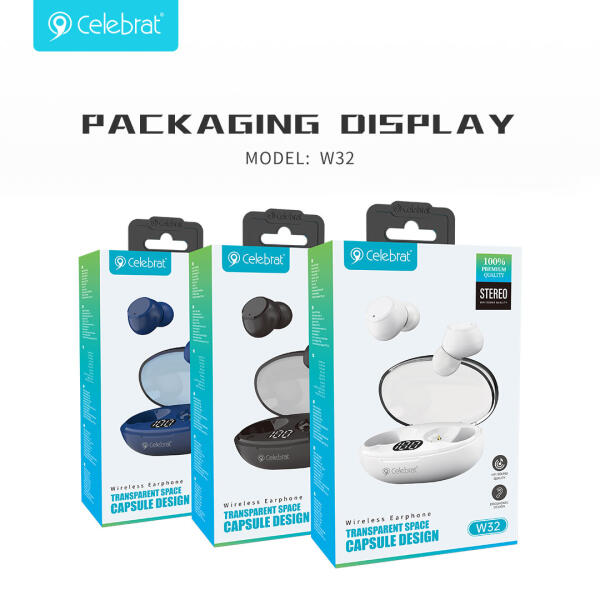 Celebrat W32 Semi-In-Ear True Wireless Earbuds