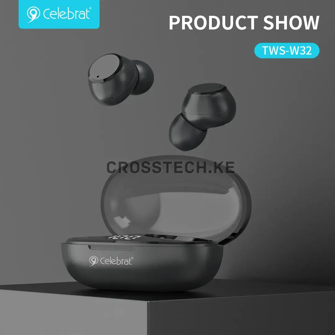Celebrat W32 Semi-In-Ear True Wireless Earbuds